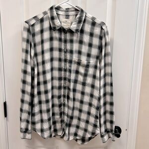 American Eagle Plaid Flannel Shirt
